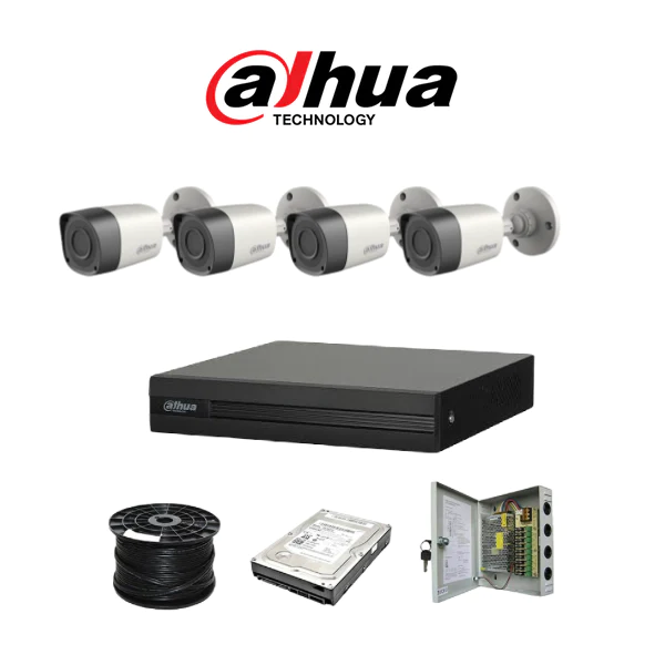 Dahua 4ch camera kit