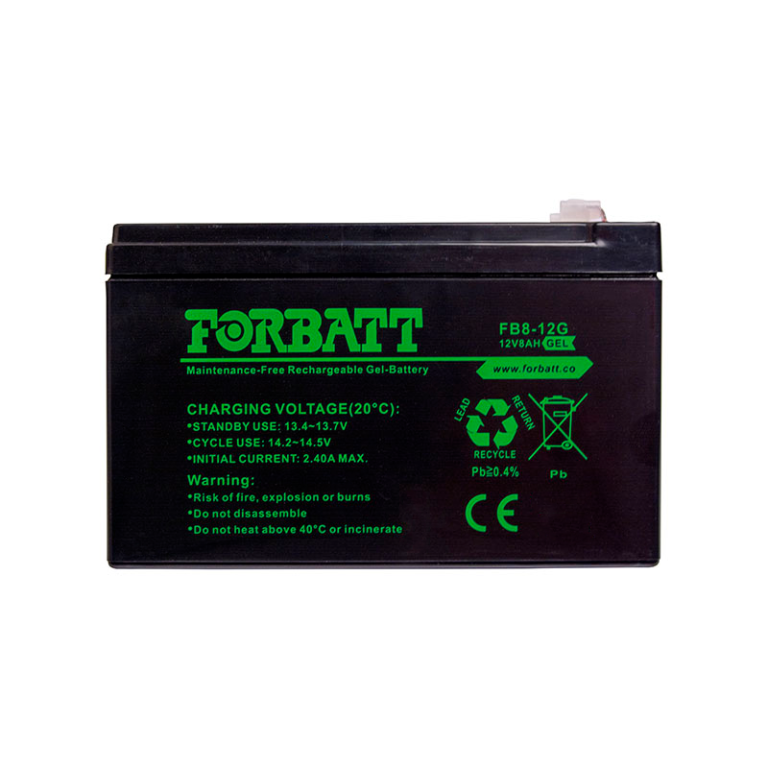 Forbatt 12V Gel 8AH - Xtravision